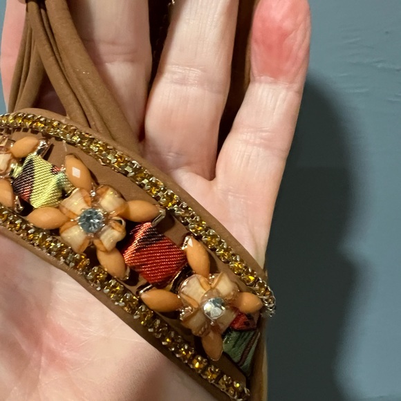 NWOT. Beaded sandals. - Picture 11 of 11